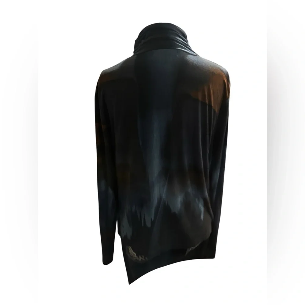 Michael Stars Clara Turtle neck long sleeve blouse size XL - Picture 7 of 7